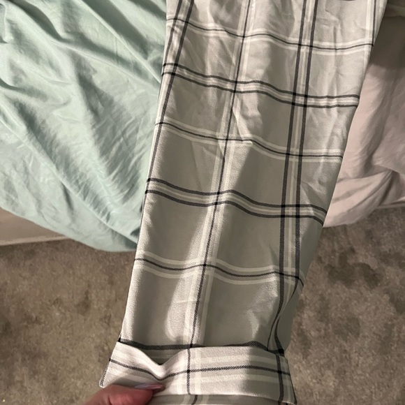 PLAID 3X TIE FRONT TROUSERS TORRID NWT - Picture 4 of 7